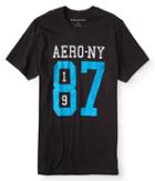 Aeropostale Aeropostale Aero Ny 1987 Graphic Tee - Black, Xsmall