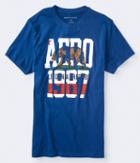 Aeropostale Aeropostale Aero Bear 1987 Graphic Tee - Navy, Small