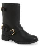 Aeropostale Metallic Buckle Moto Short Boot