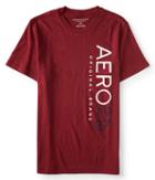 Aeropostale Aeropostale Vertical Aero 1987 Graphic Tee - Woodland Berry, Xxlarge