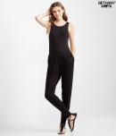 Aeropostale Solid Cutout Knit Jumpsuit