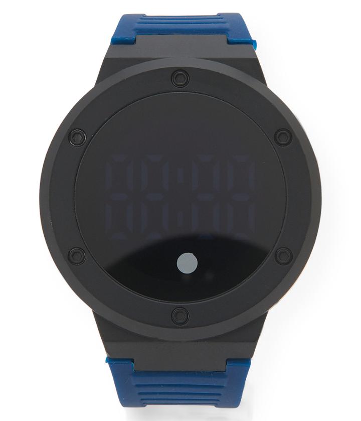 Aeropostale Aeropostale Rubber Led Digital Watch - Blue