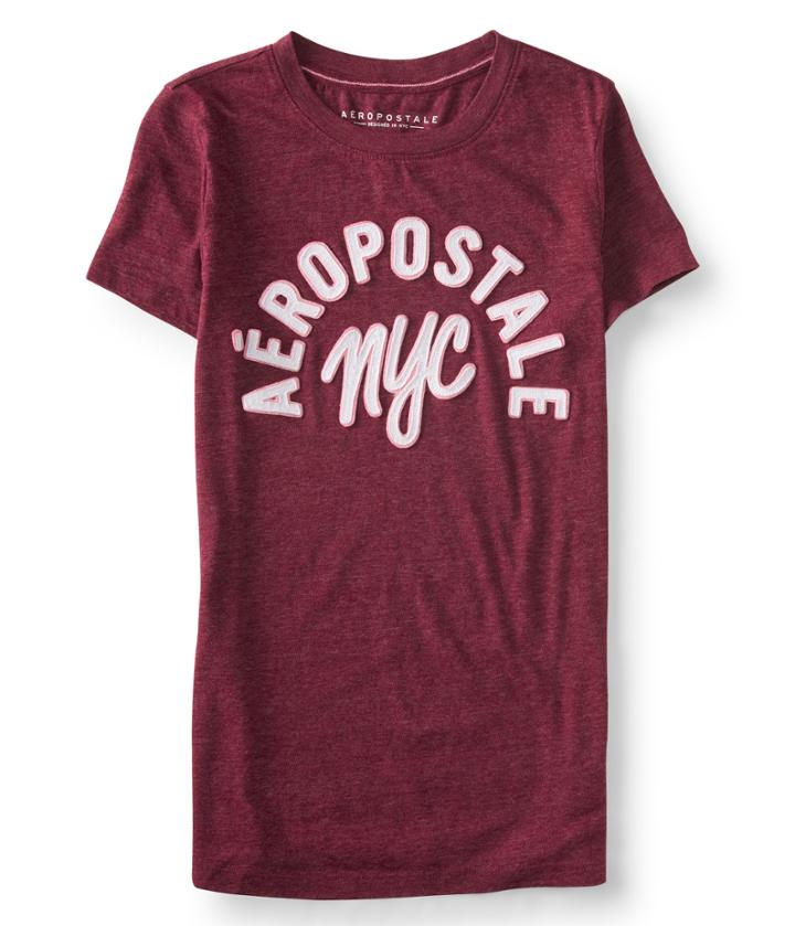Aeropostale Aeropostale Aero Nyc Arch Graphic Tee - Dark Purple, Xsmall