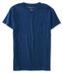 Aeropostale Solid Pocket Tee