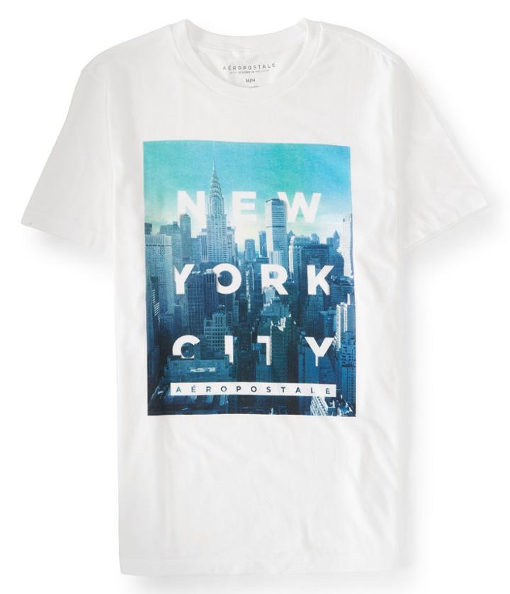 Aeropostale Aeropostale Hidden New York City Graphic Tee - Bleach, Xsmall