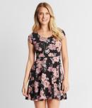 Aeropostale Floral Fit & Flare Dress