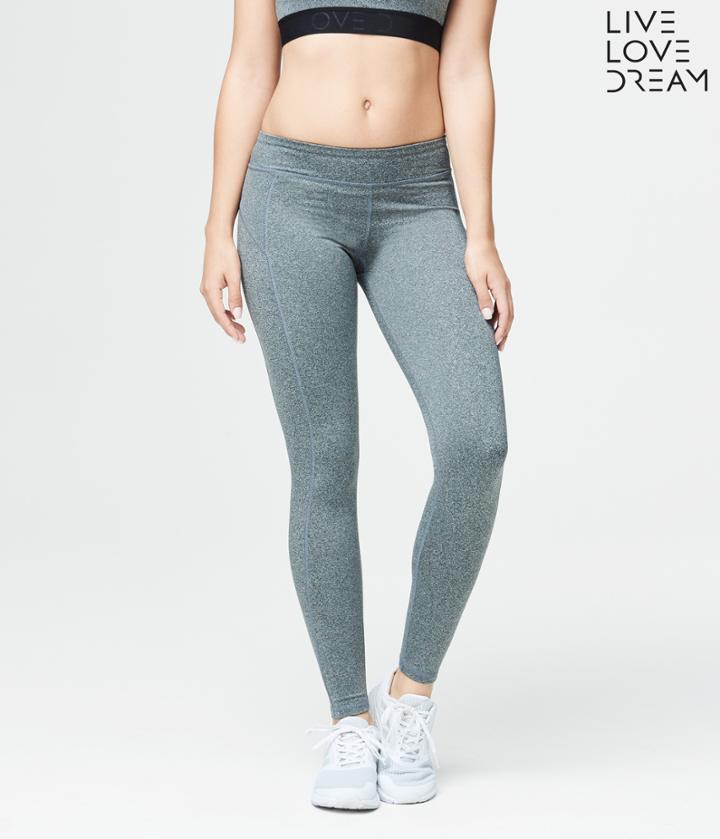 Aeropostale Aeropostale Lld #bestbootyever Marled Leggings - Charcoal Heather, Xsmall