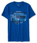 Aeropostale Abstract Record Graphic T
