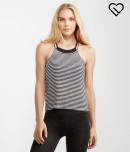 Aeropostale Lld Stripe Crop Tank