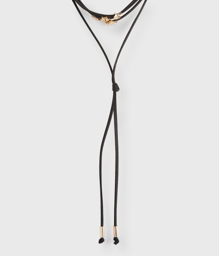 Aeropostale Aeropostale Celestial Lariat Short-strand Necklace - Black