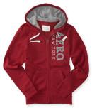 Aeropostale Aero Vertical New York Logo Full-zip Hoodie