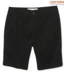 Aeropostale Curvy Solid Bermuda Uniform Shorts