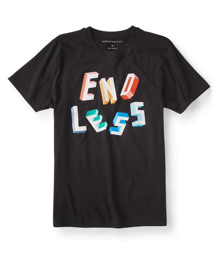 Aeropostale Aeropostale Endless Graphic Tee - Black, Xsmall