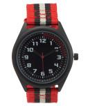 Aeropostale Striped Canvas Analog Watch