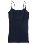 Aeropostale Solid Basic Shelf Bra Cami