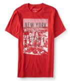 Aeropostale New York Aeropostale Graphic Tee - Candy Red, Xsmall