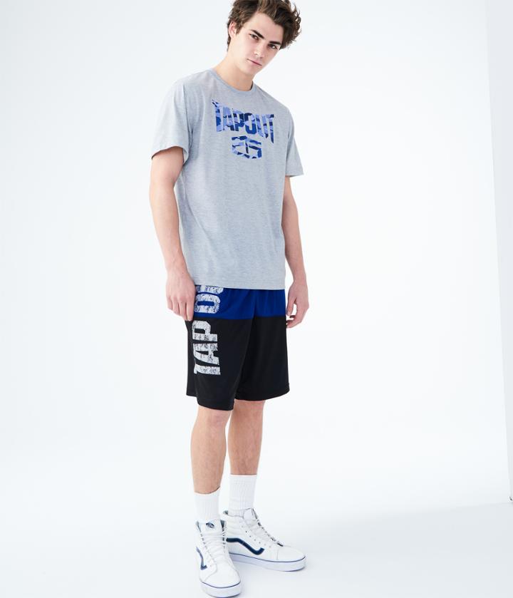 Aeropostale Aeropostale Tapout Camo Graphic Tee - Grey, Small