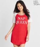 Aeropostale Lld Nap Queen Sleep Tunic