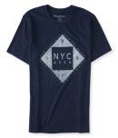 Aeropostale Nyc Diamond Logo Graphic T
