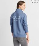 Aeropostale Prince & Fox Logo Half Zip Pullover Sweatshirt