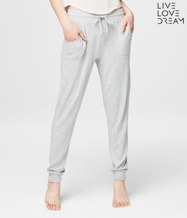 Aeropostale Aeropostale Lld Fuzzy Fleece Jogger - Light Heather Grey, Large