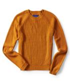 Aeropostale Aeropostale Mixed Stitch Raglan Sweater - Sudan Brown, Xsmall