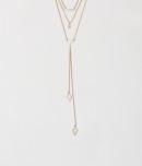 Aeropostale Geo Layered Long-strand Necklace