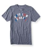 Aeropostale Aeropostale Unfollow The Rules Graphic Tee - Classic Navy, Xsmall