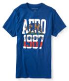 Aeropostale Aeropostale Aero Bear 1987 Graphic Tee - Navy, Xsmall