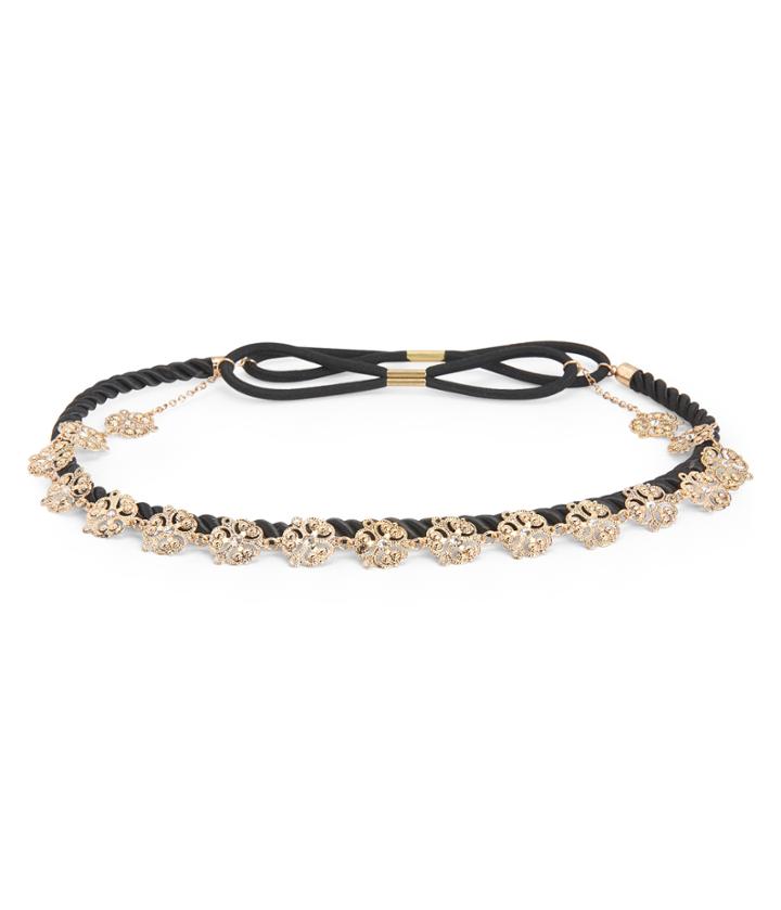 Aeropostale Aeropostale Ornate Metal & Twisted Headband 2-pack - Gold