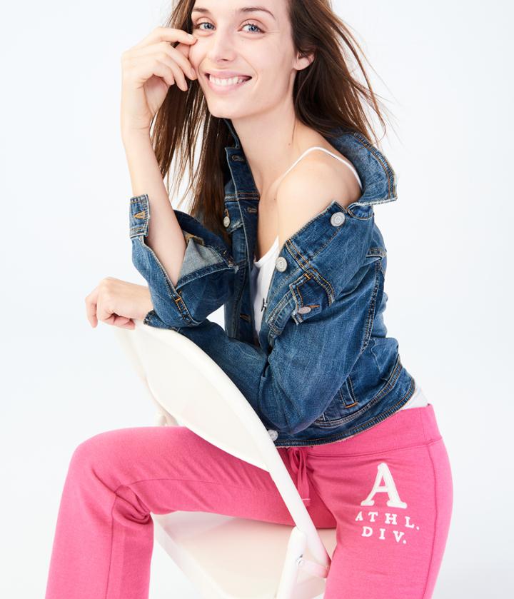 Aeropostale Aeropostale Athletic Division Fit & Flare Sweatpants - Purple, Xsmall