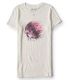 Aeropostale Aeropostale Free State Celestial Rose Graphic Tee - Floral White, Xsmall