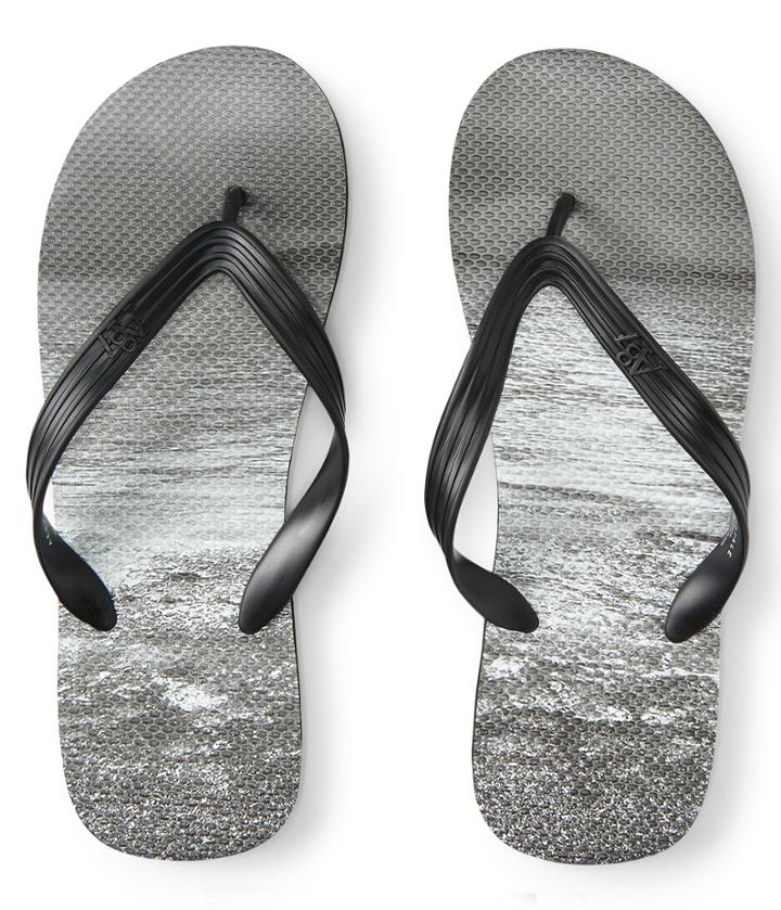 Aeropostale Aeropostale A87 Wave Flip-flop - Black, Small