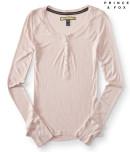 Aeropostale Prince & Fox Basic Ribbed Henley
