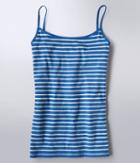 Aeropostale Aeropostale Striped Basic Cami - Blue, Xsmall