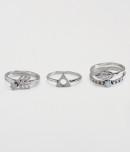 Aeropostale Feather Shine Ring 5-pack