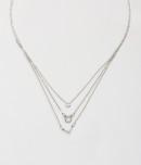 Aeropostale Rhinestone Short-strand Necklace 3-pack
