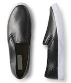 Aeropostale Aeropostale Perforated Faux Leather Slip-on Shoe - Black, 6