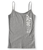 Aeropostale Aeropostale Aero Logo Basic Cami - Medium Heather Grey, Xsmall