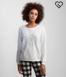 Aeropostale Lld Snowflake Fleecy Sweatshirt