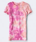 Aeropostale Aeropostale Aero 1987 Tie-dye Graphic Tee - Light Coral, Medium