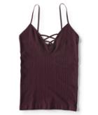 Aeropostale Aeropostale Seamless Ladder Tank - Purple, S/m