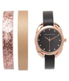 Aeropostale Aeropostale Interchangeable Strap Rhinestone Analog Watch - Multi