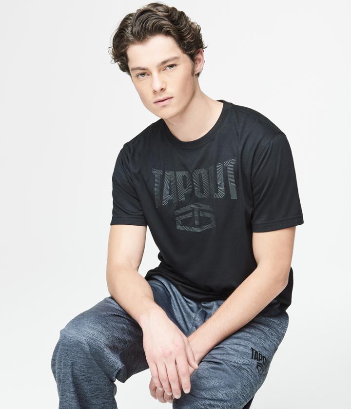 Aeropostale Aeropostale Tapout Wavy Logo Graphic T - Black, Small