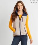 Aeropostale Prince & Fox Bear Fleece Vest