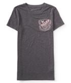 Aeropostale Aeropostale 1987 Eagle Crest Graphic Tee - Iron Frost, Xsmall