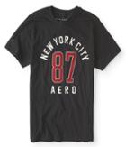 Aeropostale Aeropostale New York City 87 Graphic Tee - Black, Xsmall