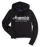 Aeropostale Script Aropostale New York Pullover Hoodie - Black, Xsmall