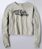 Aeropostale Aeropostale Long Sleeve Bklyn Graphic Tee - Light Heather Grey, Xsmall