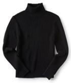 Aeropostale Aeropostale Chunky Ribbed Turtleneck Sweater - Black, Xsmall